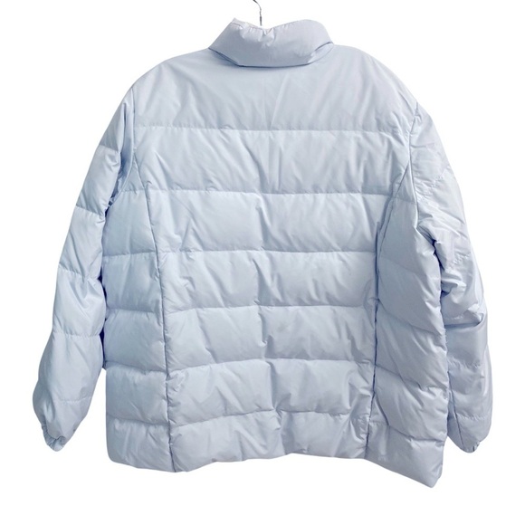Lauren Ralph Lauren Ice Blue Down Puffer Coat Size 1X - Picture 2 of 11